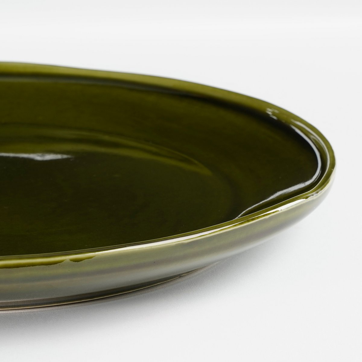 Assiette plate Rhea / Ø28 cm - Céramique - Vert