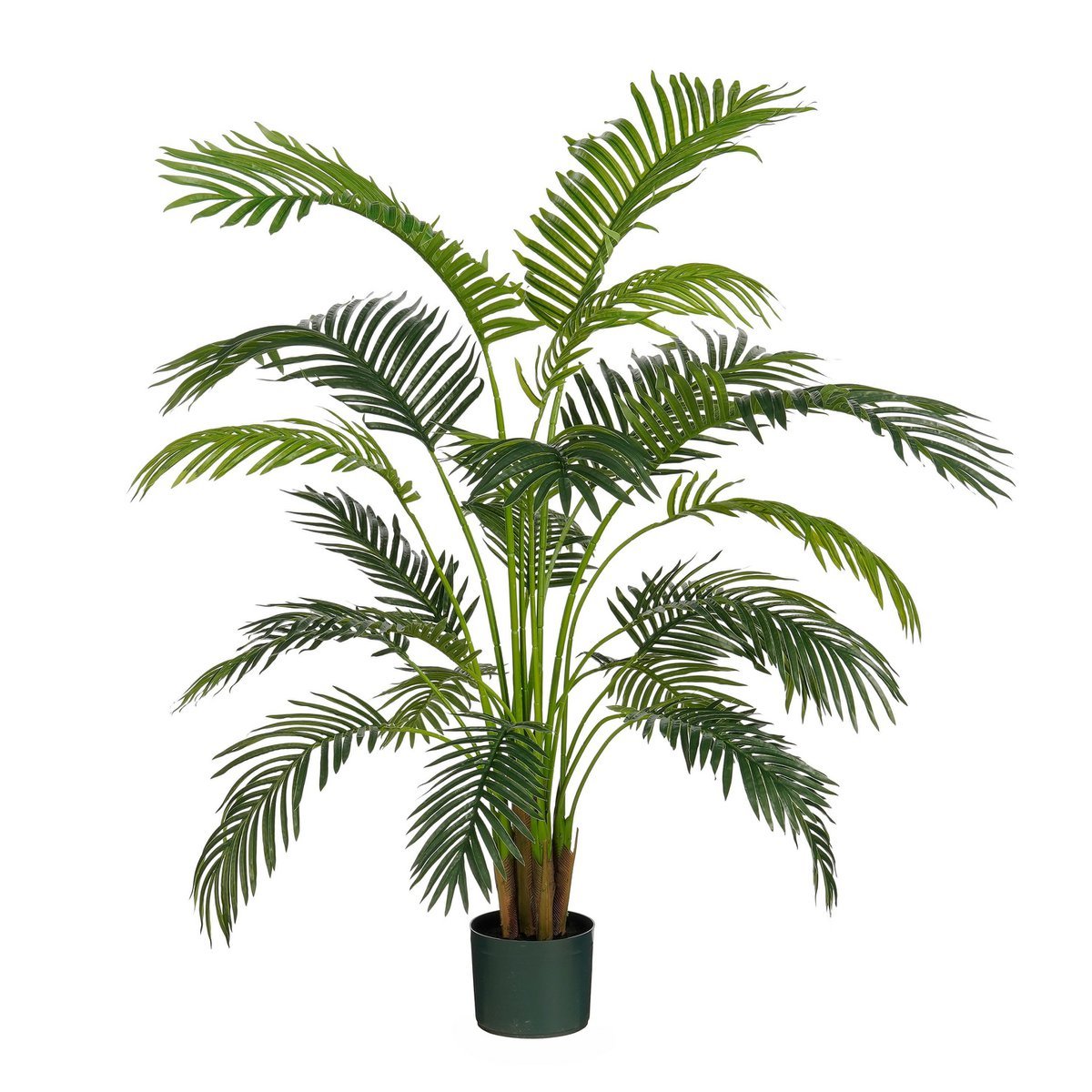 Areca Palm Plant artificiel dans le pot - H134 x Ø50 cm - vert