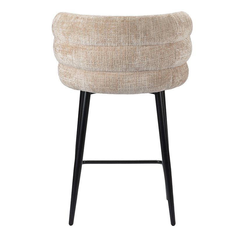 Chaise de bar de cuisine Cloud crème