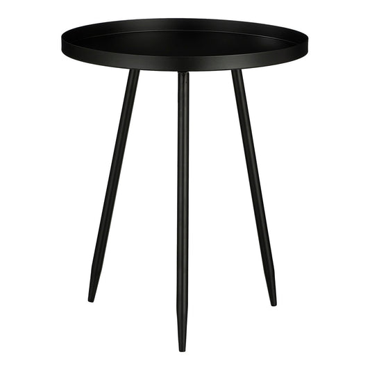 Table d'appoint Flores / H49 x Ø42 cm - Métal - Noir