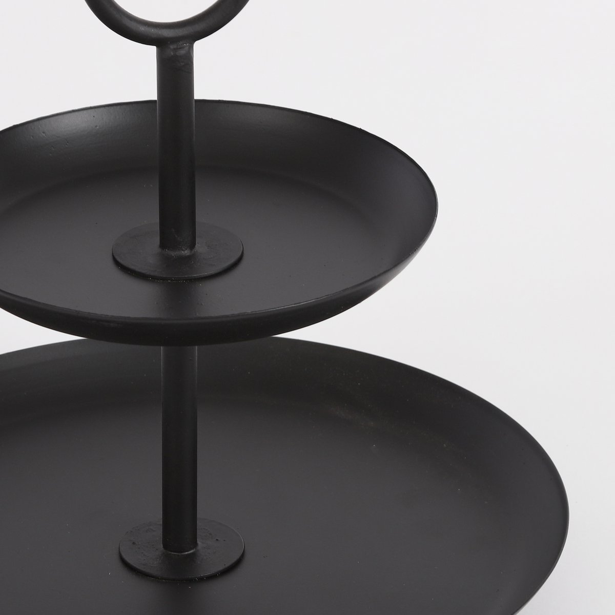 Présentoir Rama 2 niveaux - Métal - Noir