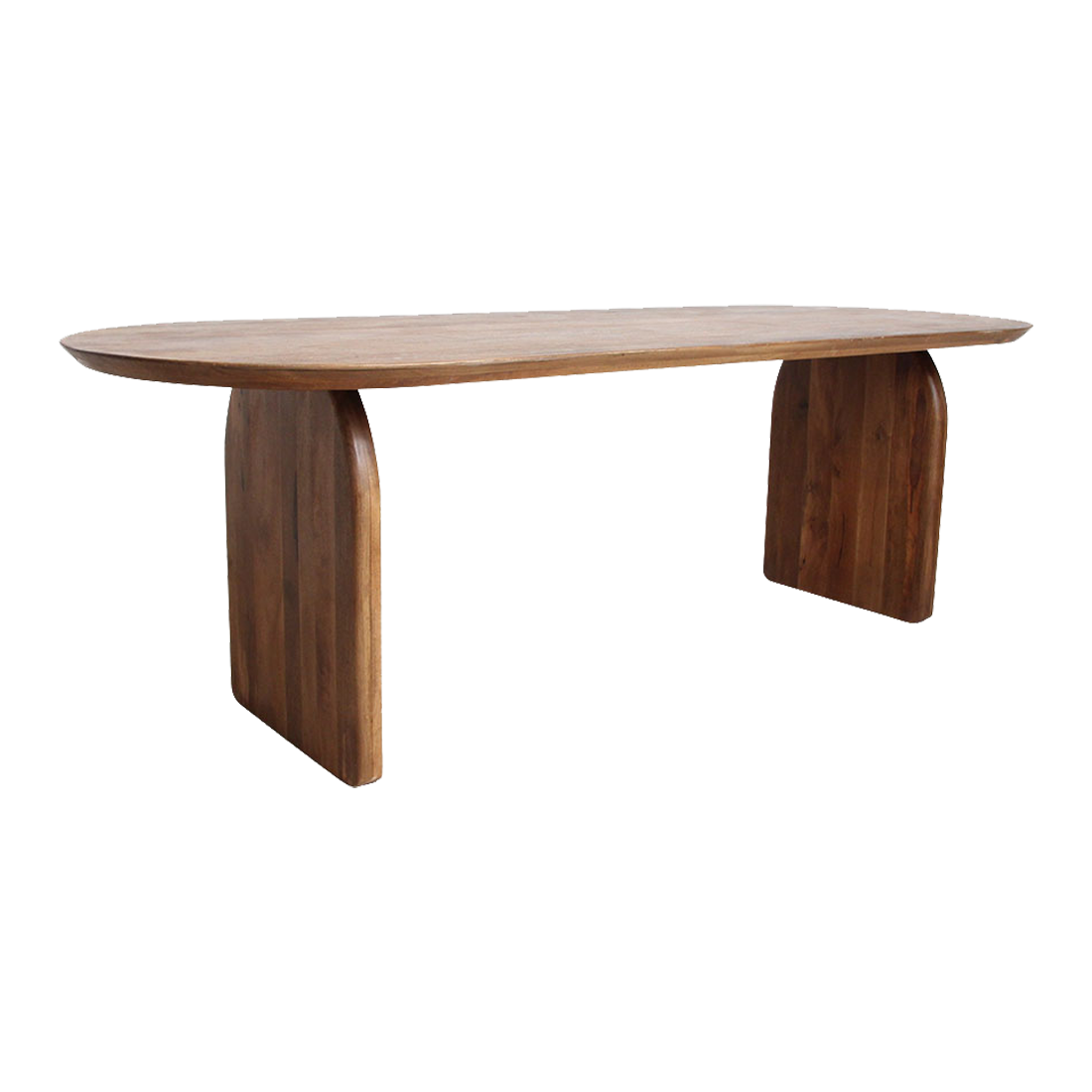Table à manger bullnose châssis fermé
