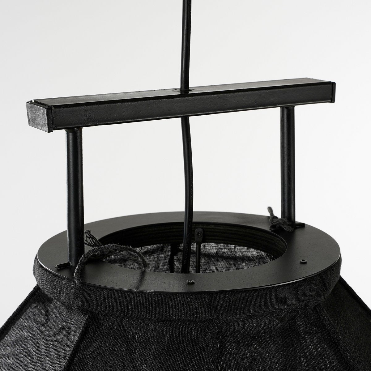 Suspension Pego / H73 x Ø54 cm - Lin - Noir