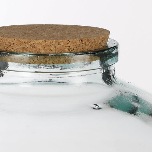 Vase Olly - H23 x Ø29 cm - Verre recyclé - Transparent