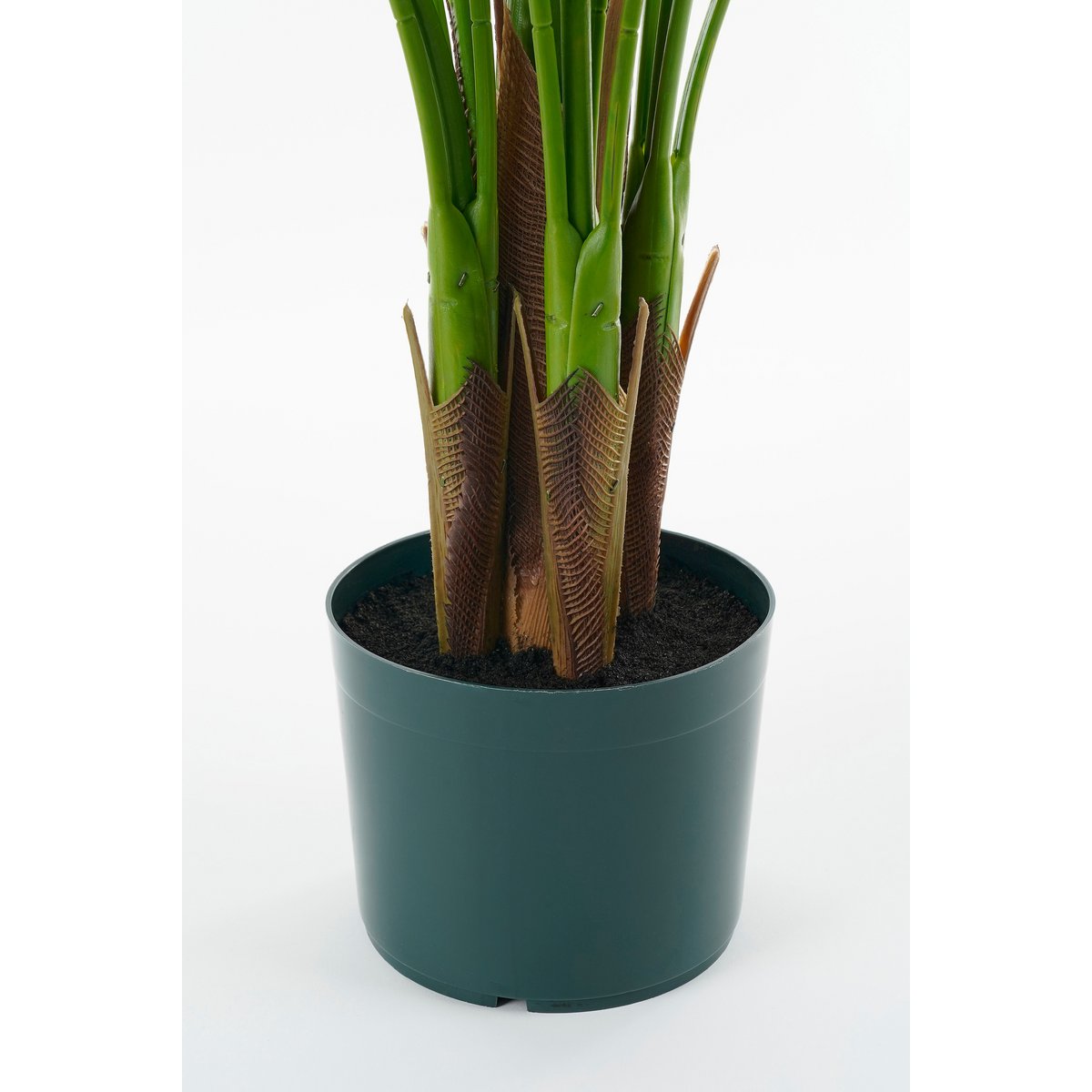 Areca Palm Plant artificiel dans le pot - H134 x Ø50 cm - vert