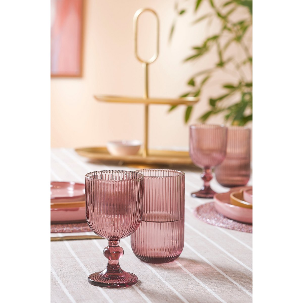 Verre à boire Merlot - 400 ml - Verre - Violet