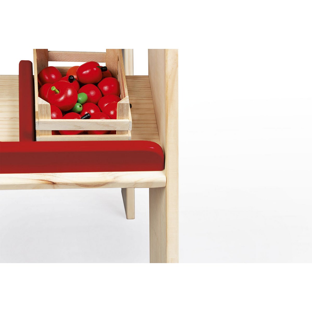 Stand de marché 'Lucy', rouge