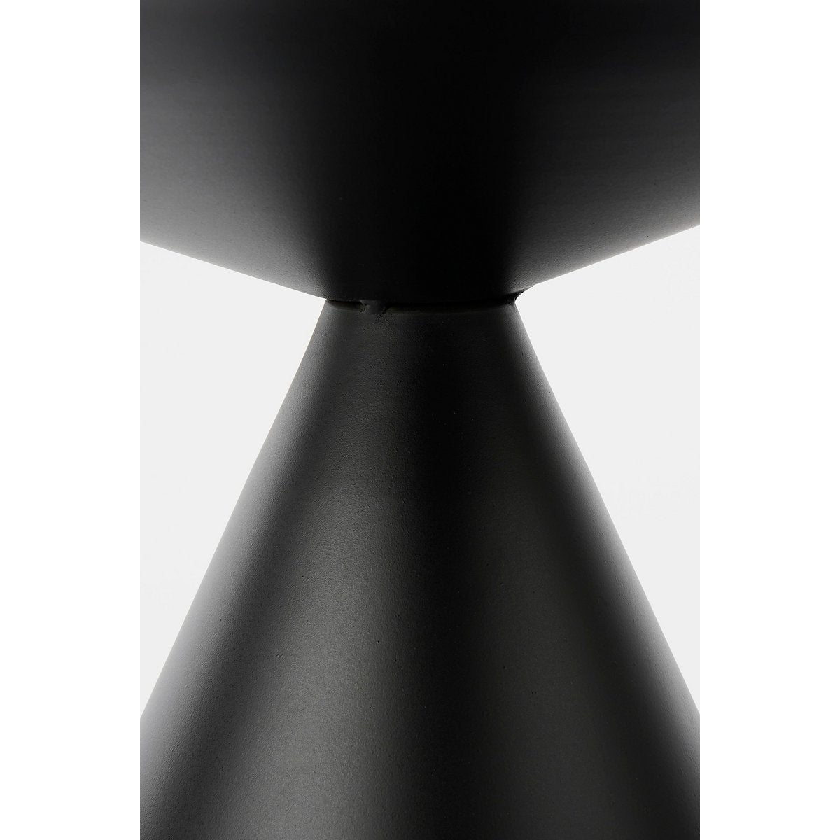 Table d'Appoint Generous - H42 x Ø60 cm - Métal - Noir