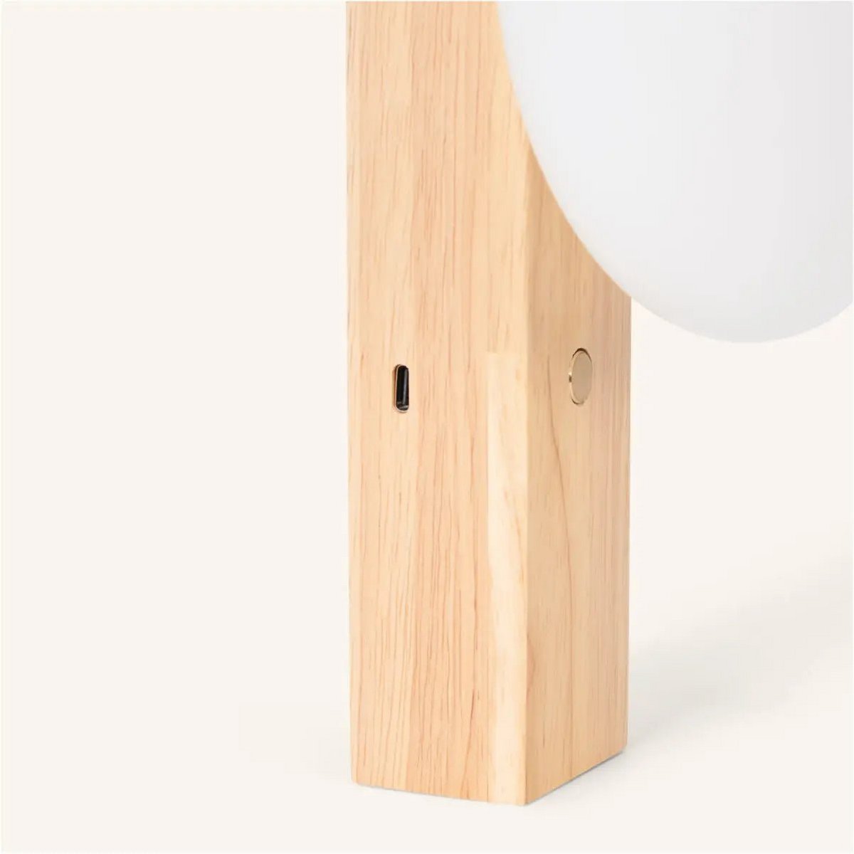 Matthew Brown Light Elemg Woodon Walless Wall Lampe - rechargeable et dimmable