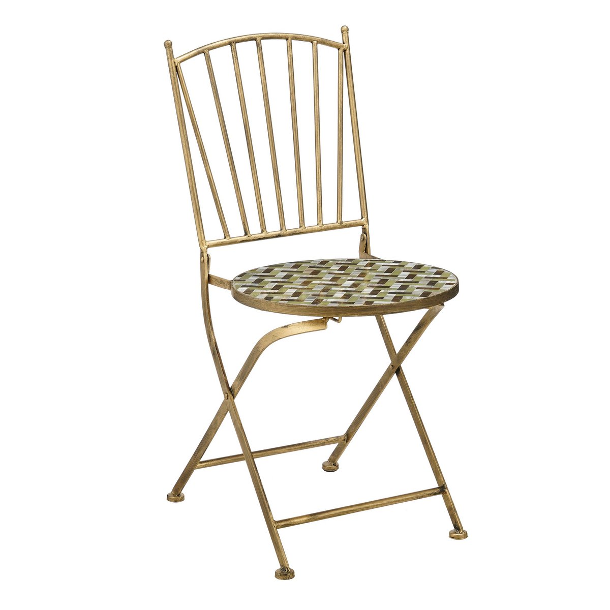 Alanza Bistrostoel - L40 x B51 x H87 cm - Grèce - Groen