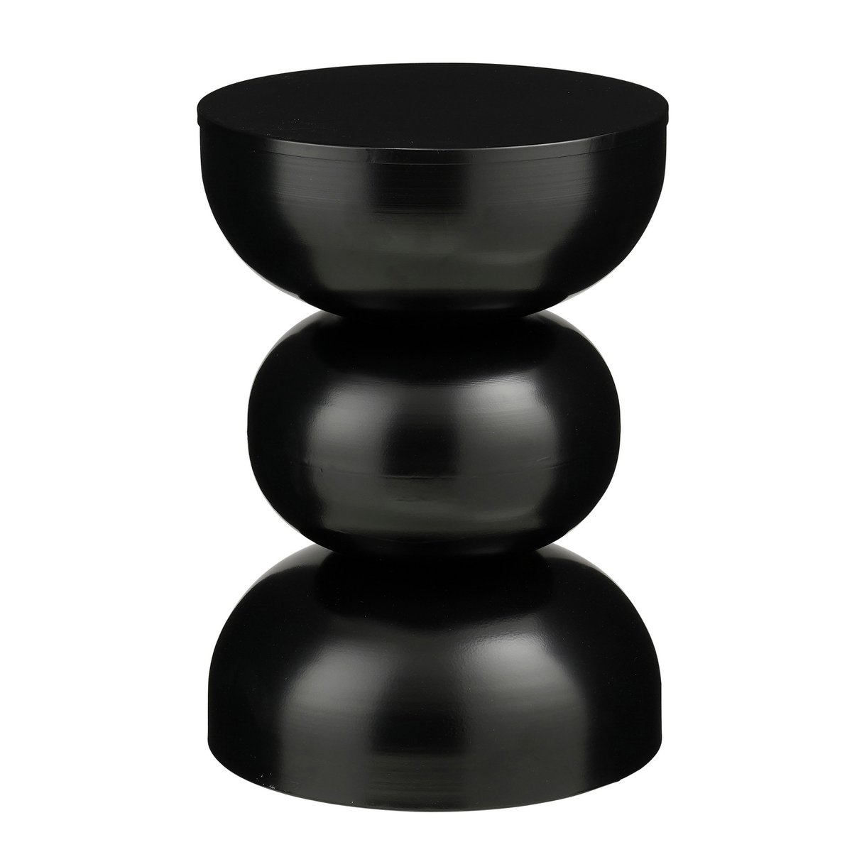 Table d'appoint Luna - H46 X Ø32 cm - Fer - noir
