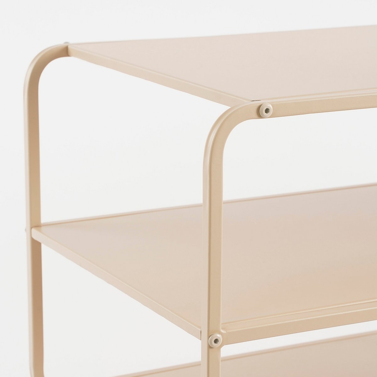 Table basse Jules / L110 x l38 x H50 cm - Métal - Marron clair