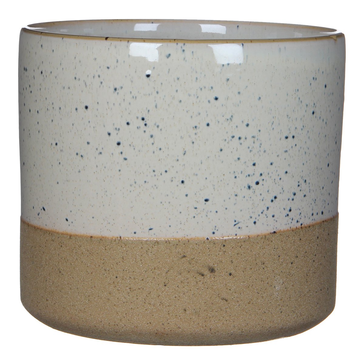 Pot de fleur Lago - H18 x Ø21 cm - Blanc