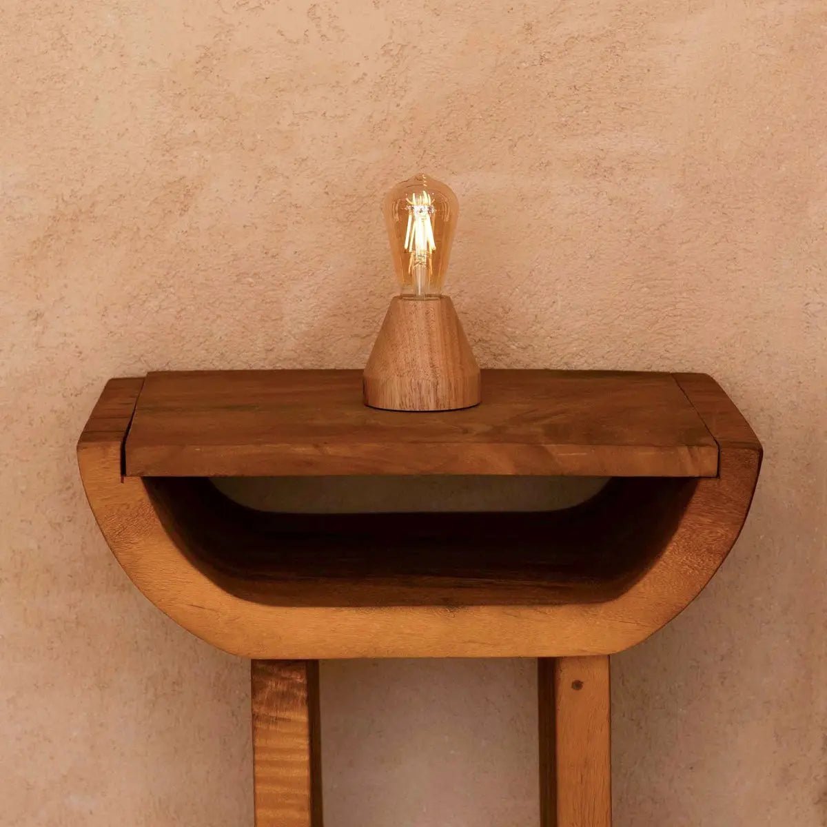 Lampe de table LED rechargeable marron clair Zavi – Sans fil, à intensité variable, batterie de 80 heures