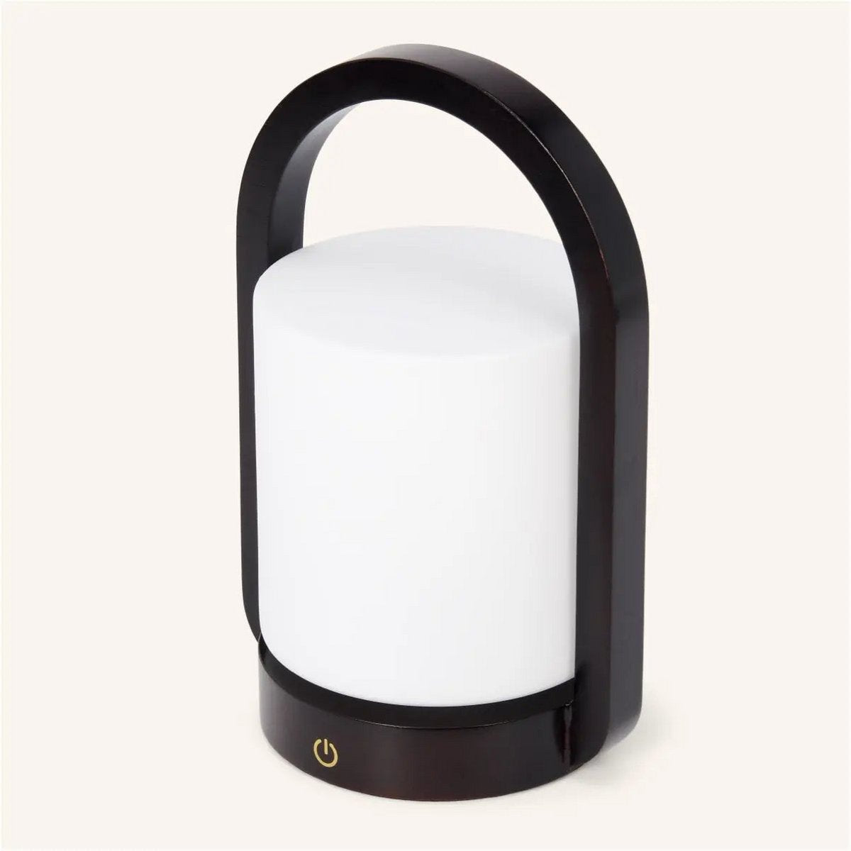 Lampe en bois George marron foncé – rechargeable, variable et portable