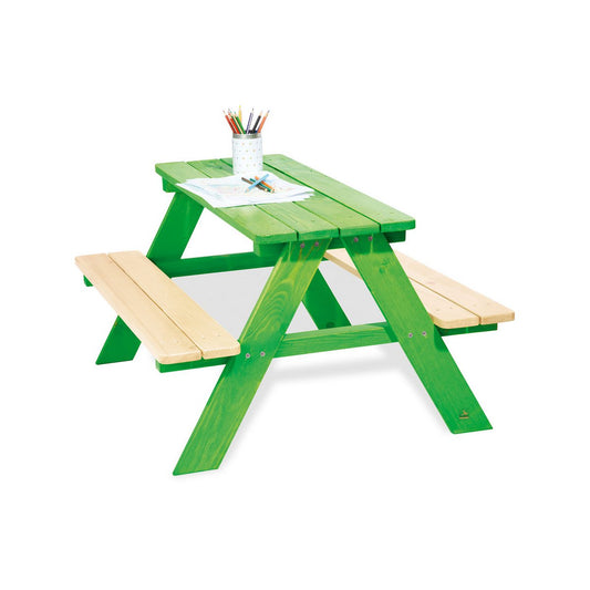 Banc de pique-nique pour enfants 'Nicki für 4', vert