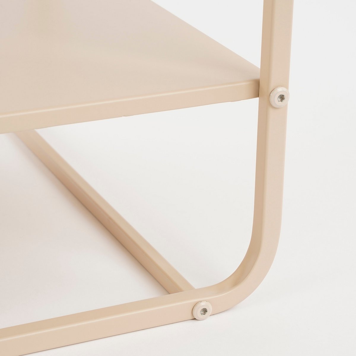 Table basse Jules / L110 x l38 x H50 cm - Métal - Marron clair