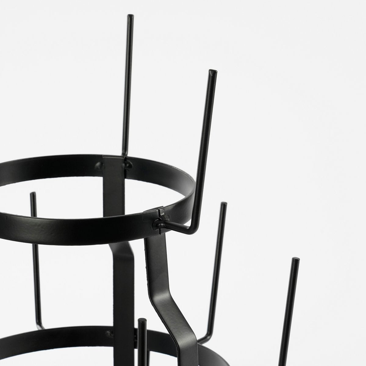 Arbre à Mugs - Métal - Noir