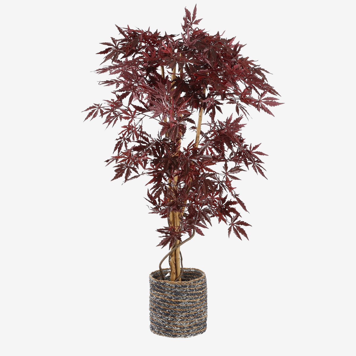 Plante d'érable artificielle - H140 x Ø80 cm - rouge