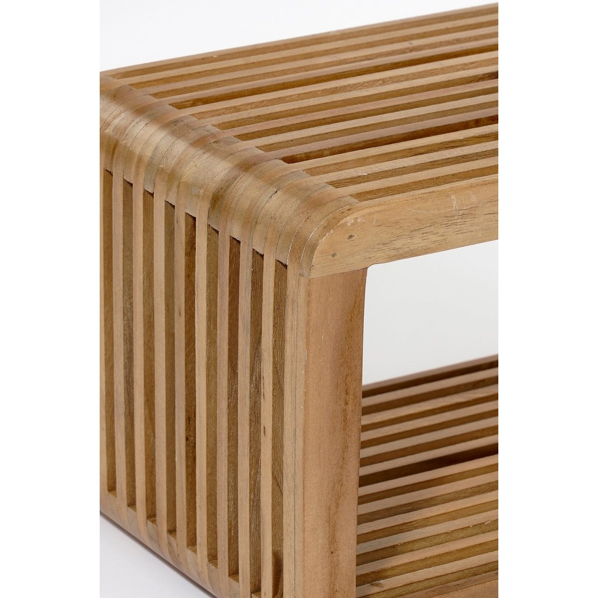 Étagère murale Josha flottante - Ensemble de 2 - L80 x B21 x H20 cm - bois recyclé - brun