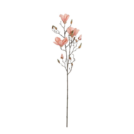 Fleur de Magnolia Artificielle - H88 cm - Pêche