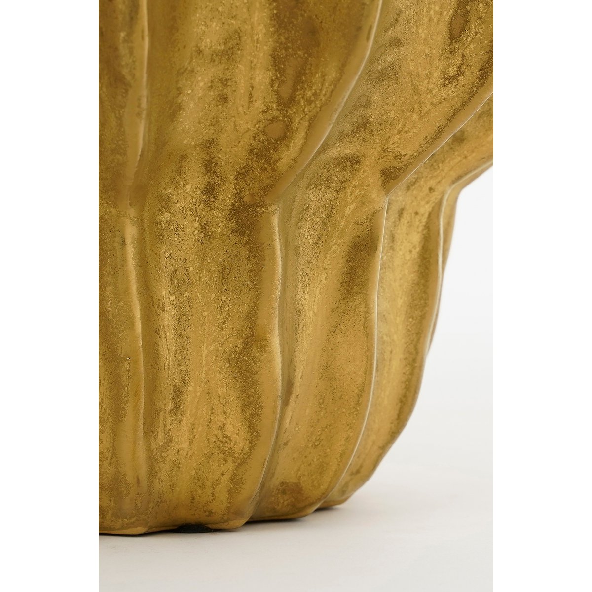 Vase Altea - H28 x Ø25 cm - Céramique - Or