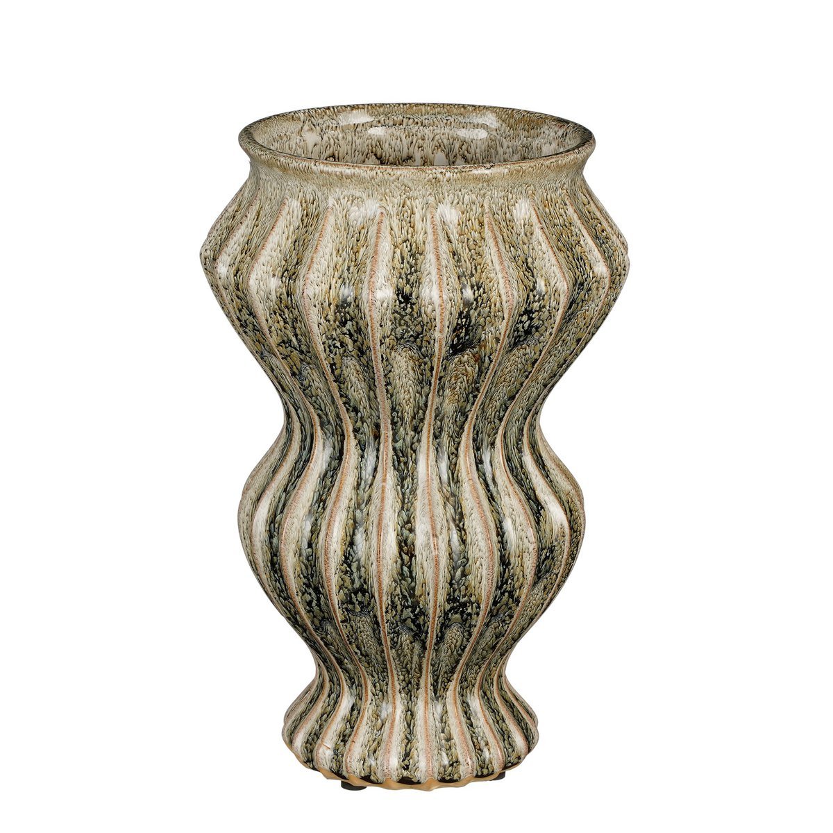 Vase Pippa - H32 x Ø21 cm - Céramique - Vert