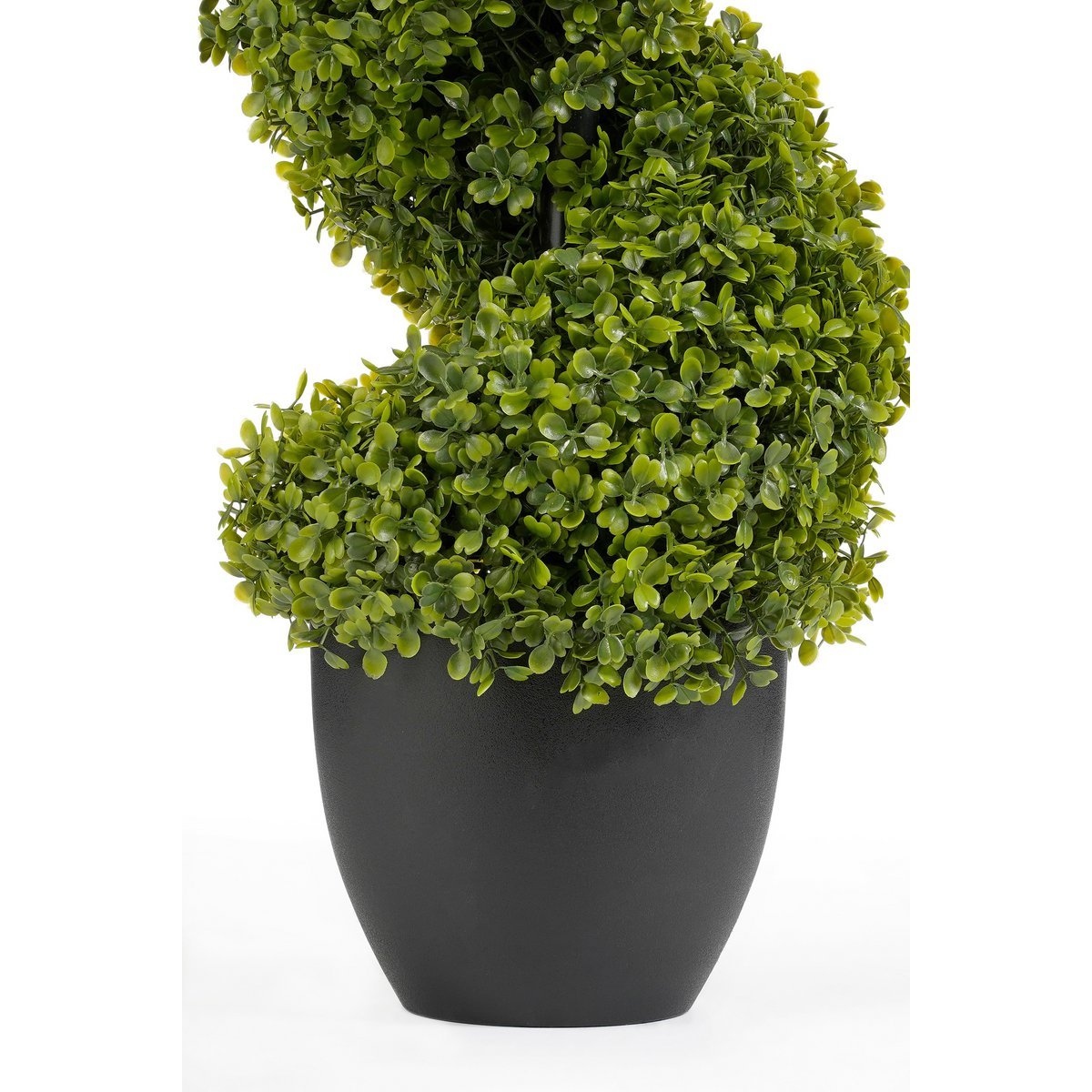 Buxe arbre artificiel en spirale - H120 x Ø25 cm - vert