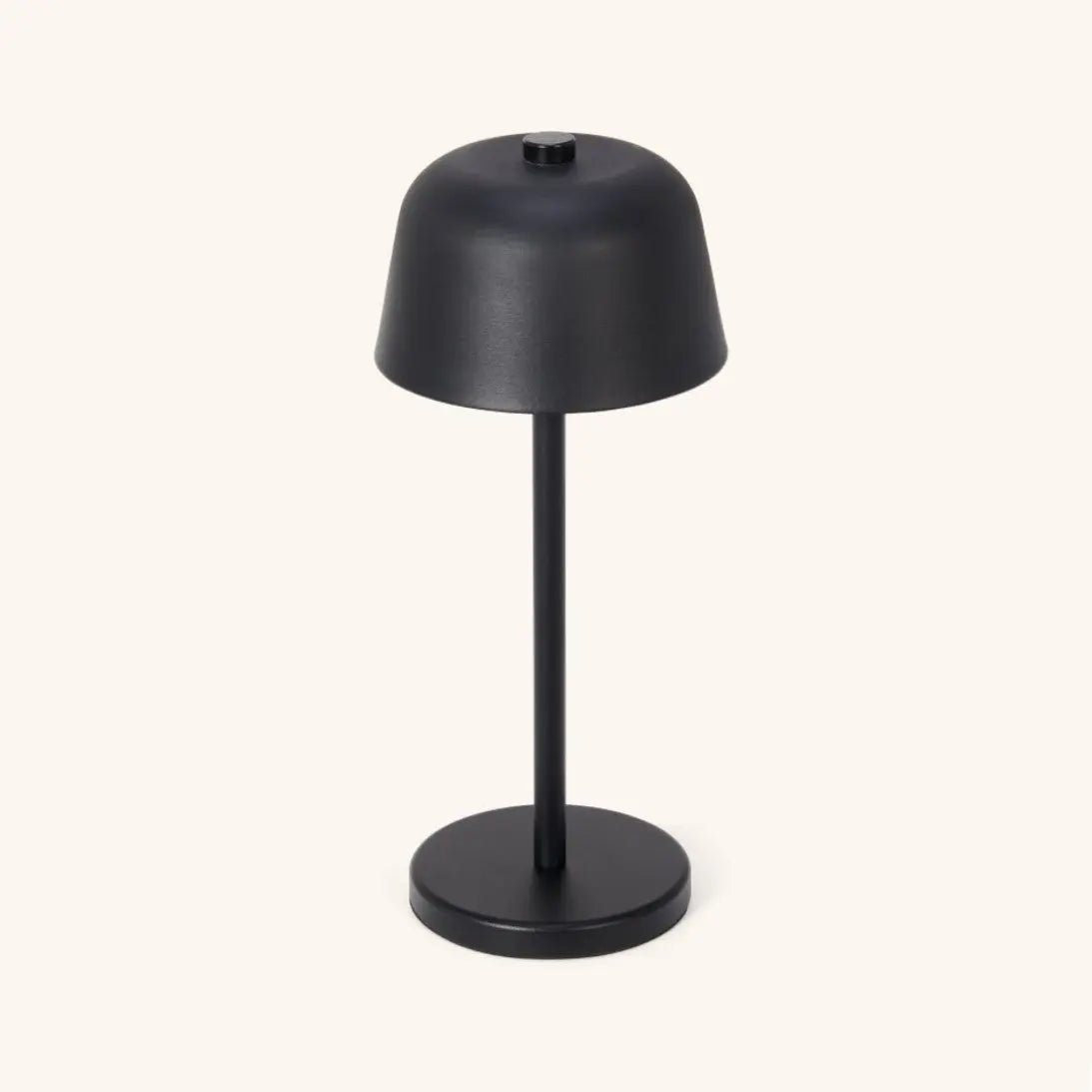 Lampe de table rechargeable noire Anton | Éclairage élégant et sans fil
