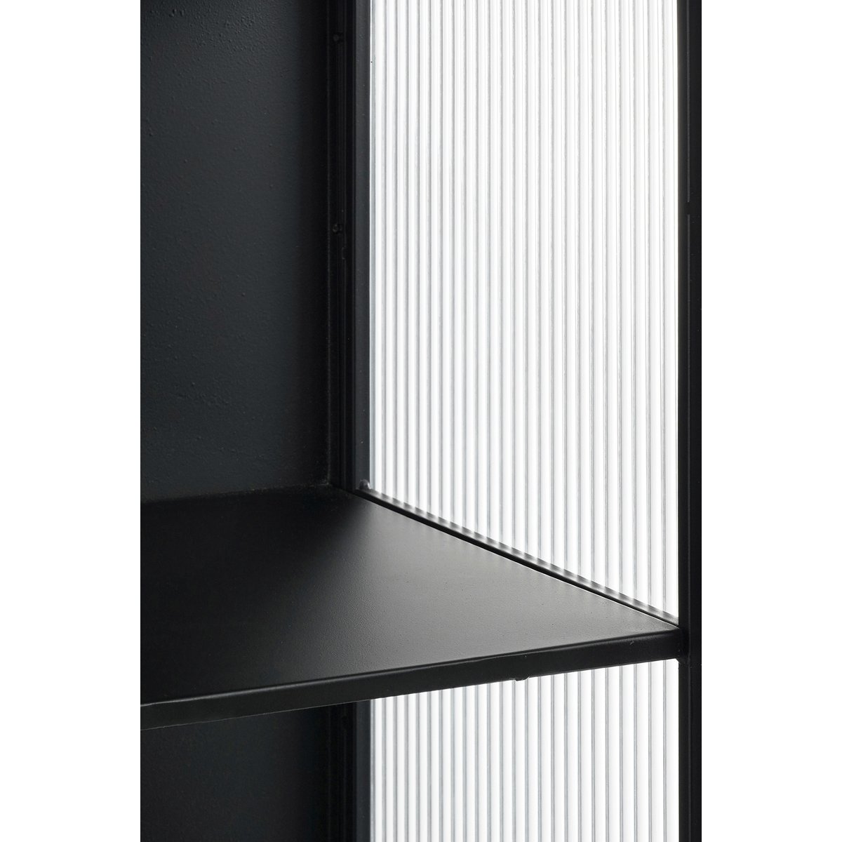 Buffet de rangement Clifton double - Métal - noir