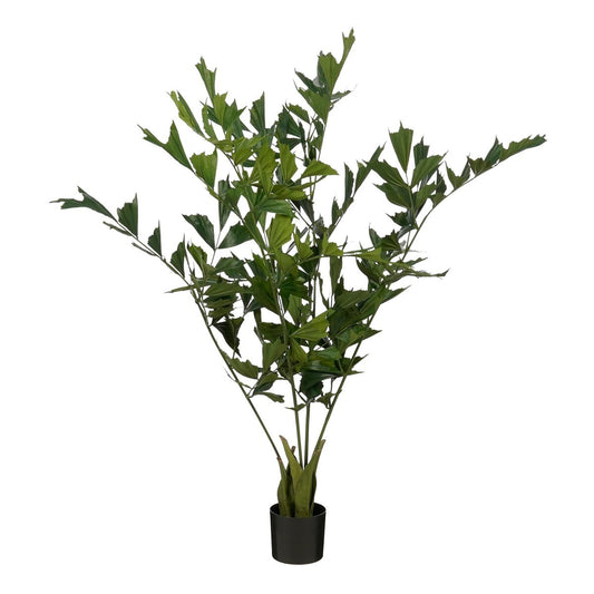 Plante artificielle de palmier de la queue de poisson en pot - H150 x Ø100 cm - vert