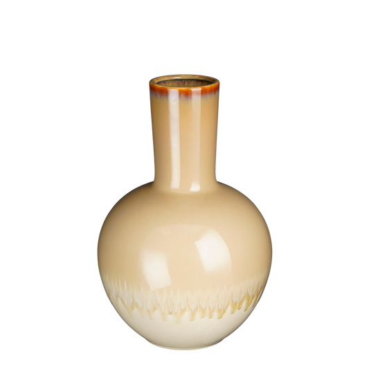 Vase Holm - H42 x Ø28 cm - Céramique - Crème