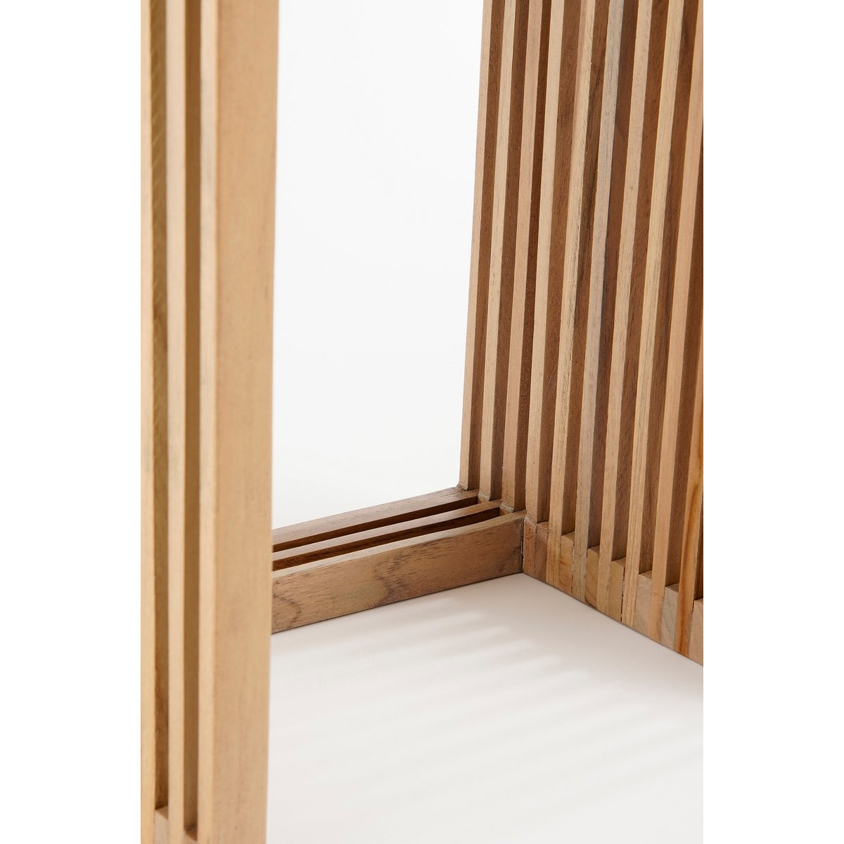 Table Plante Yonker - Lot de 2 - L35 x l25 x H80 cm - Bois recyclé - Marron