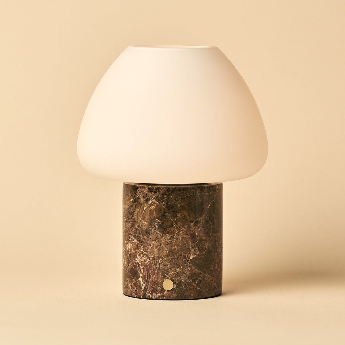 Ostade Brown / Emperador Dark – Lampe de table en Marbre