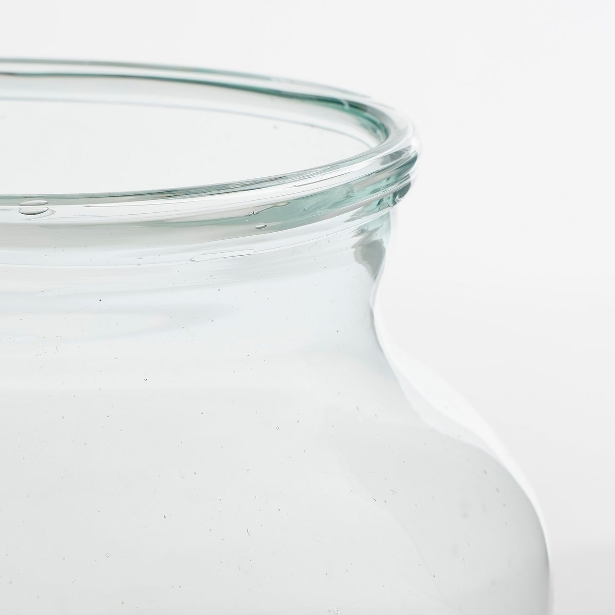 Vase Vienne - H20 x Ø21 cm - Verre recyclé - Transparent