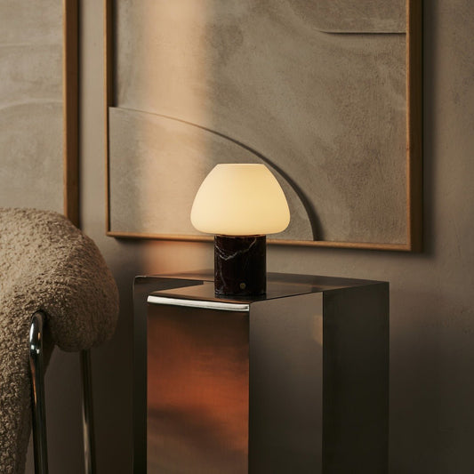 Ostade Black / Nero Marquina – Lampe de table en Marbre