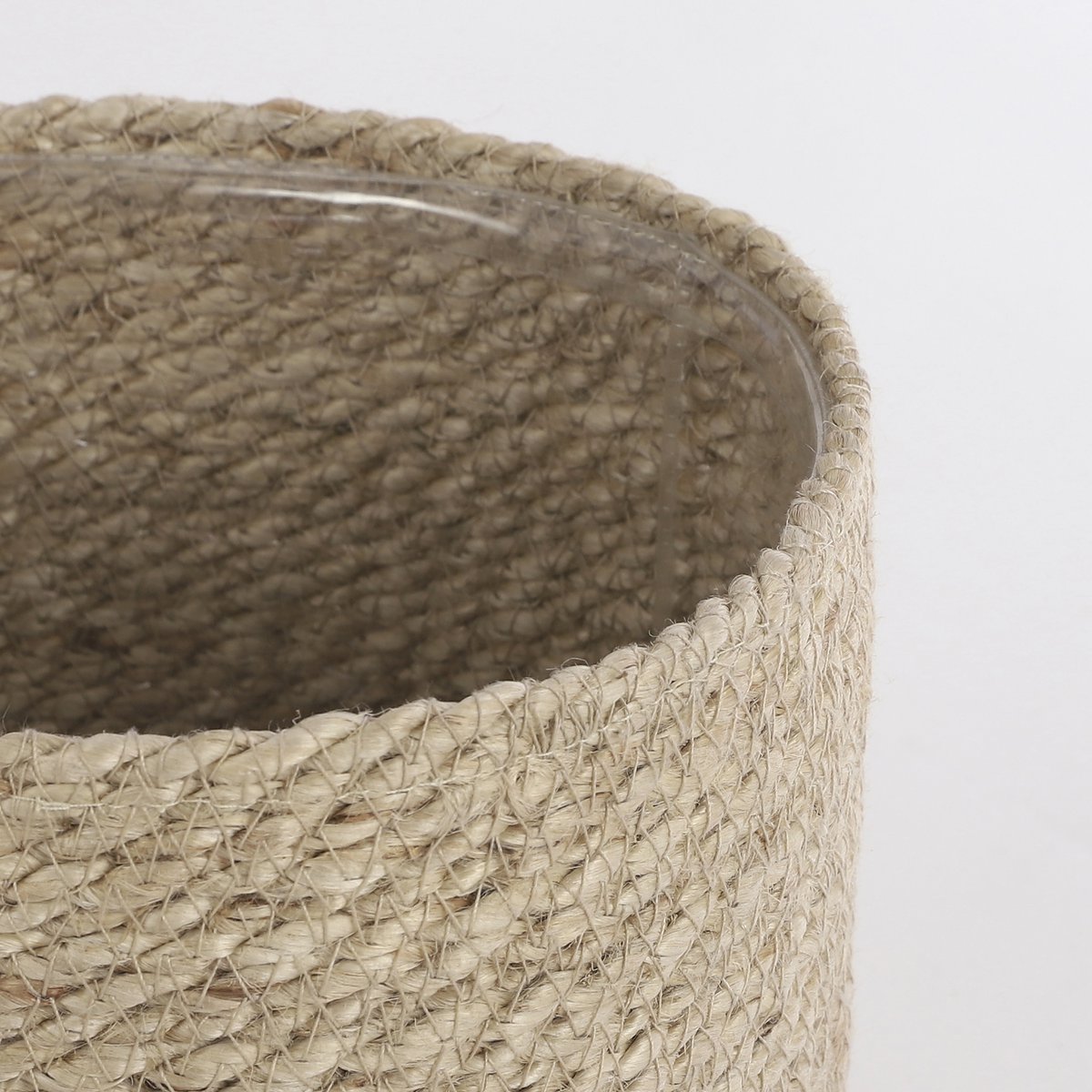 Panier à Plantes Atlantic - H20 x Ø20 cm - Jute - Crème
