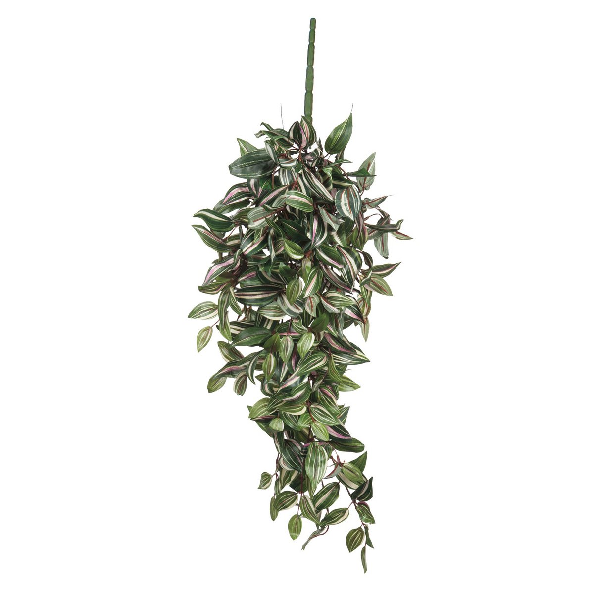 Plante Artificielle Suspendue Tradescantia - L15 x L30 x H80 cm - Vert