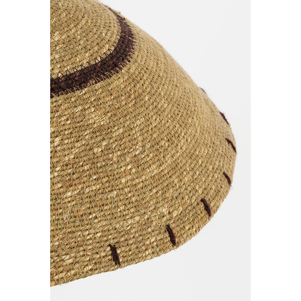 Lampe à suspension Joulz / H16 x Ø36 cm - Jute - Marron clair