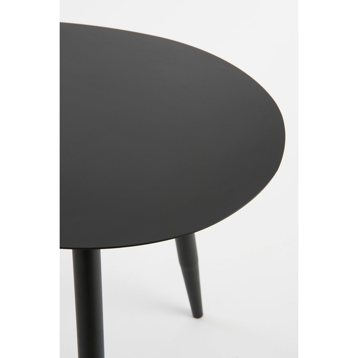 Tableau d'appoint - Ensemble de 2 - L80 x B60 x H47 cm - Métal - noir