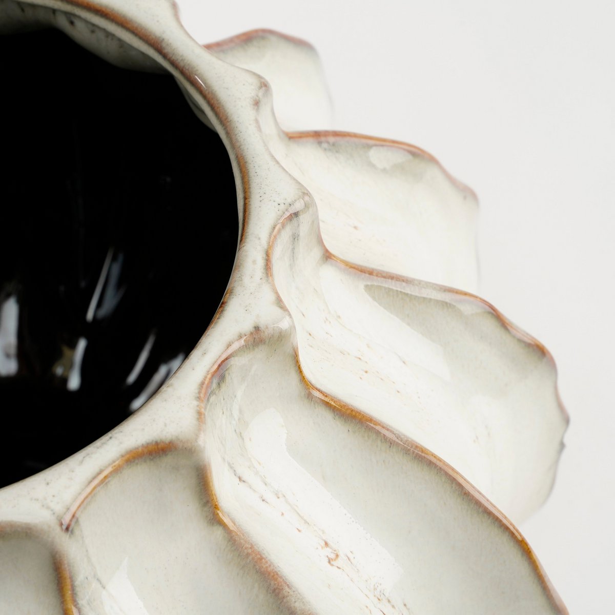 Grand Vase Altea - Céramique - Blanc Cassé