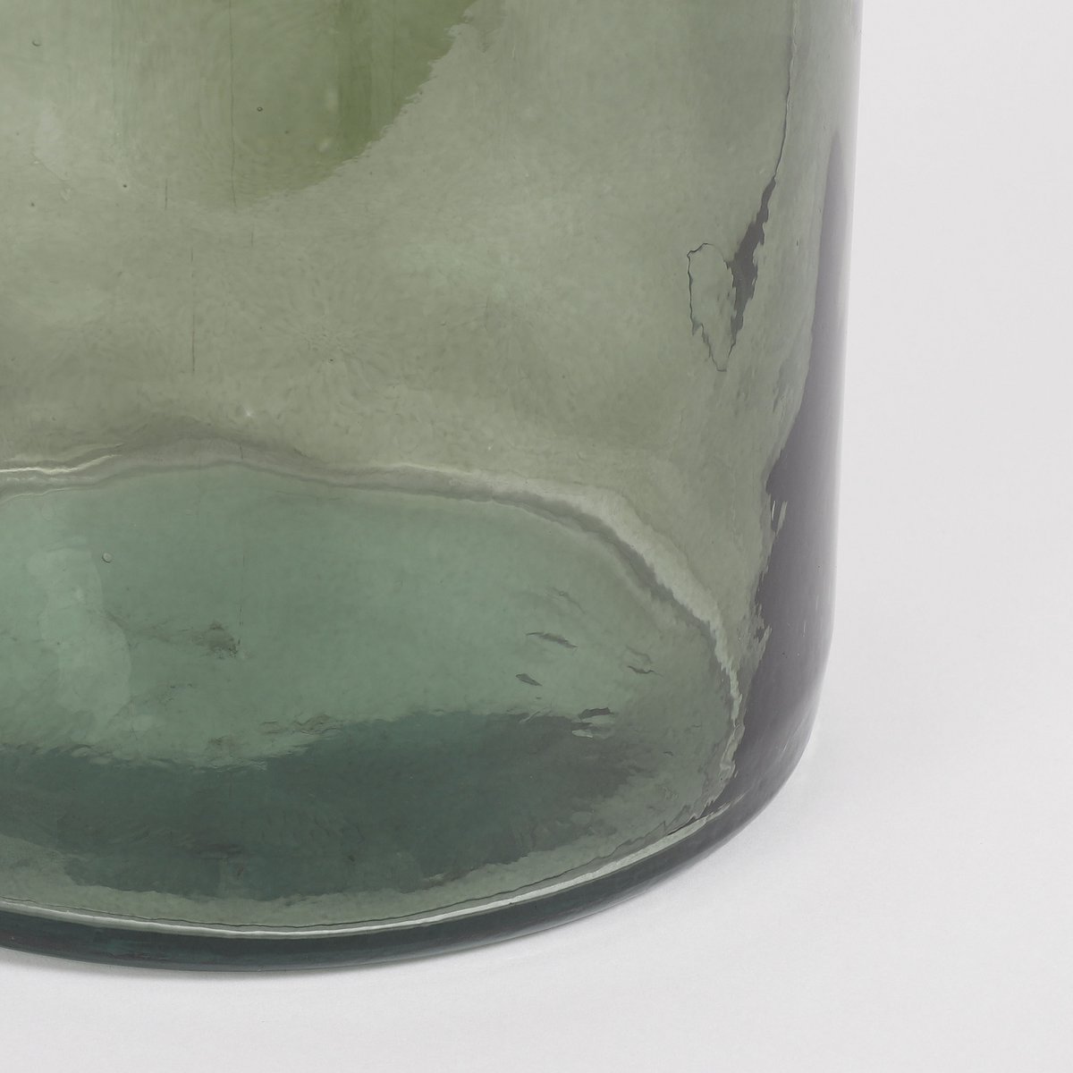 Vase Bouteille Rioja - H75 x Ø18 cm - Verre recyclé - Vert