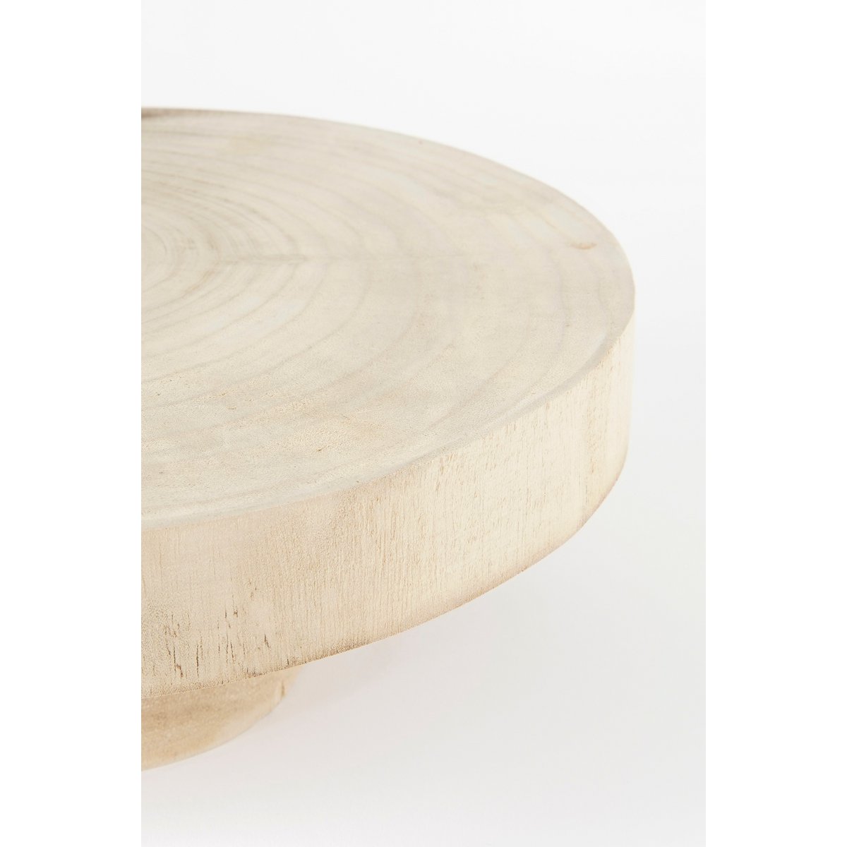 Support pour Plantes Pia / H11 x Ø30 cm - Bois - Marron clair