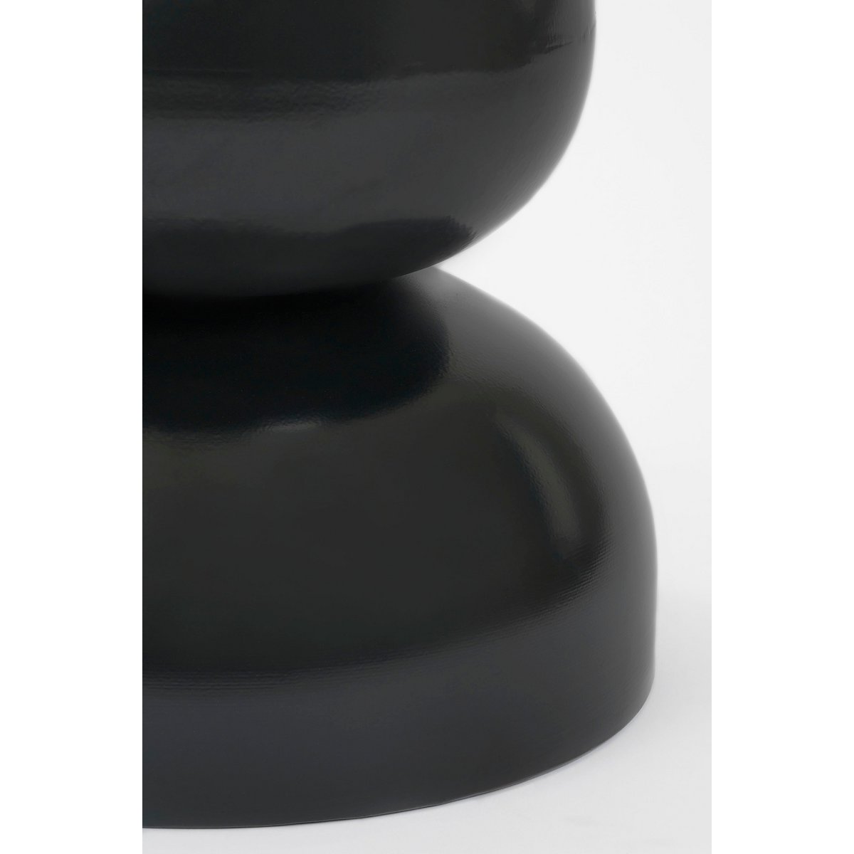 Table d'appoint Luna - H46 X Ø32 cm - Fer - noir