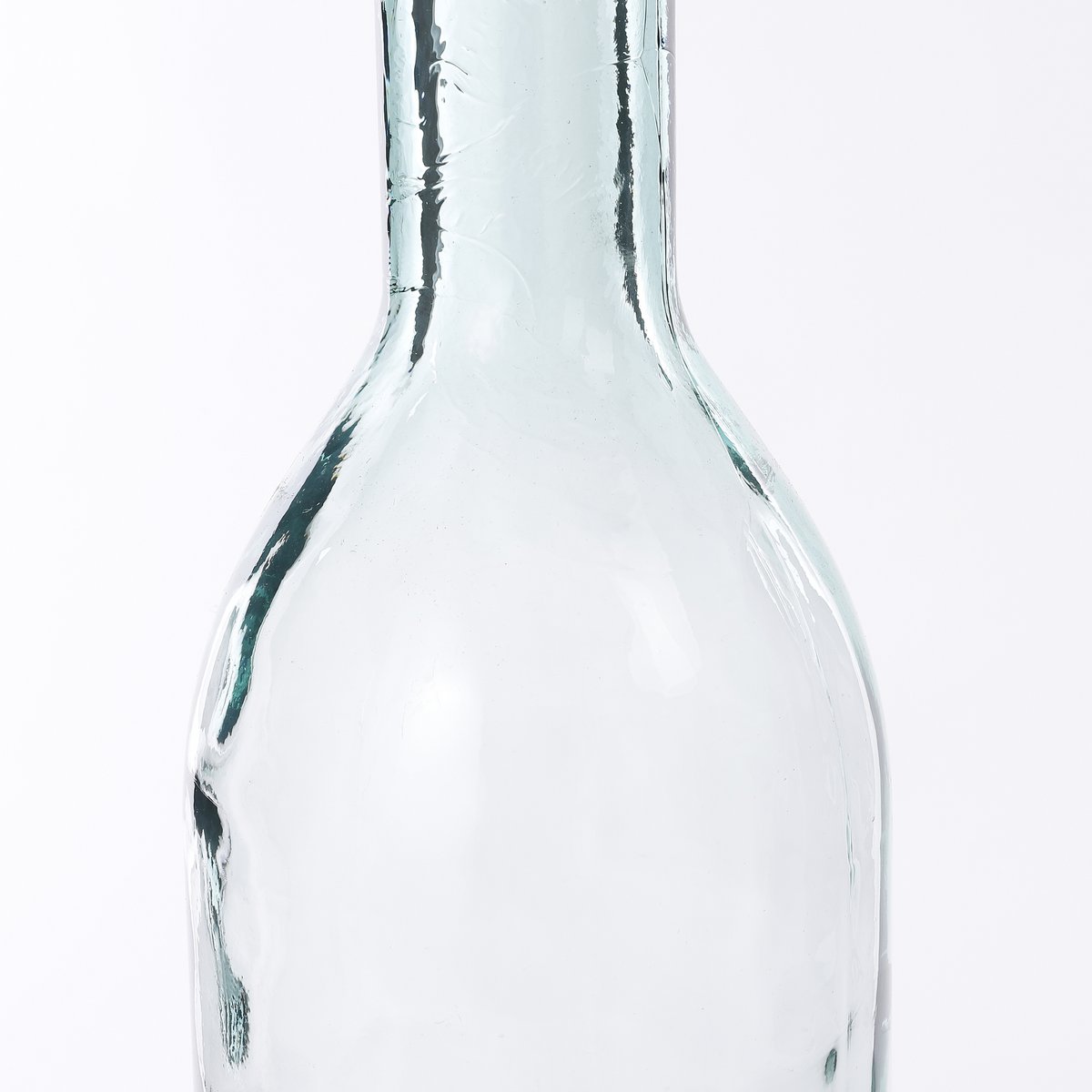 Vase Bouteille Rioja - H50 x Ø15 cm - Verre recyclé - Transparent