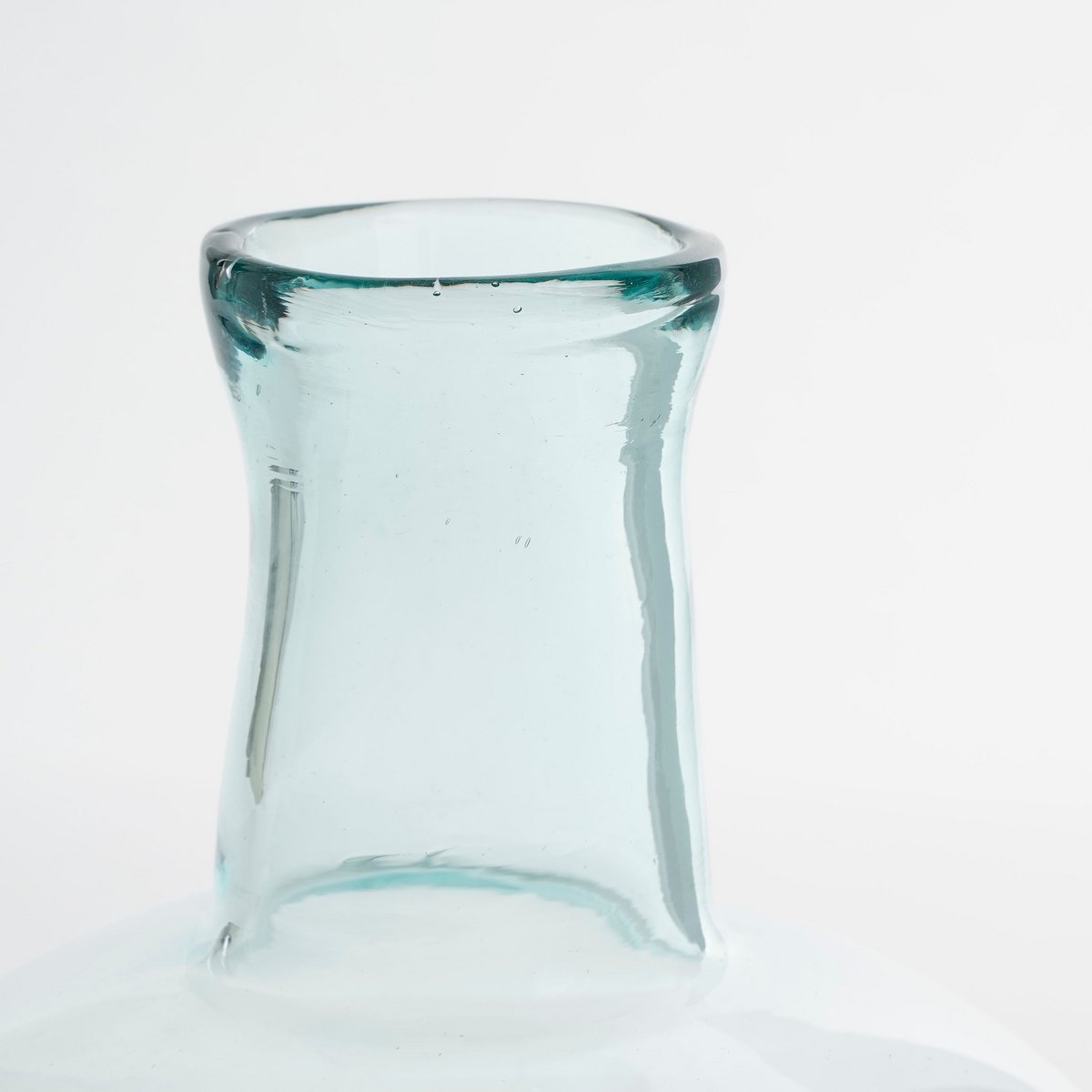 Vase Lilou - H31 x Ø22 cm - Verre recyclé - Transparent