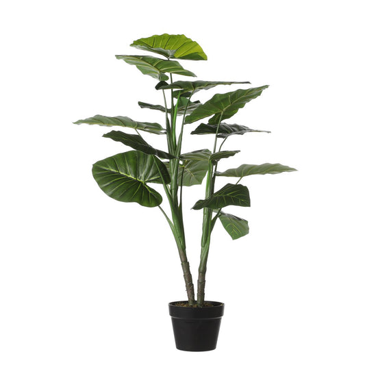Plante Artificielle Taro - H100 x Ø70 cm - Vert