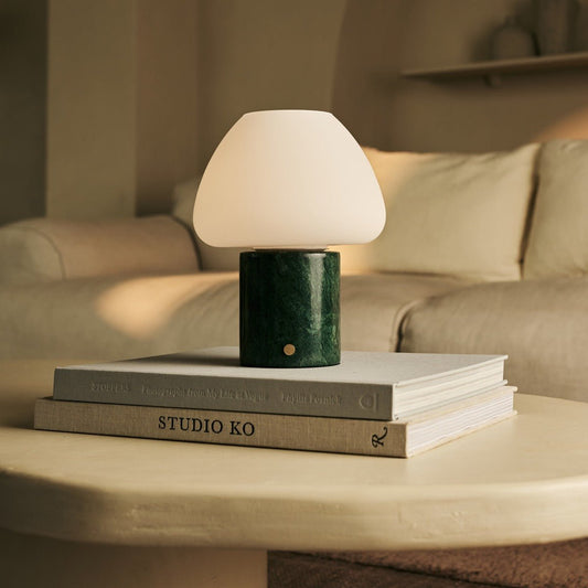 Ostade Green / Verde Alpi – Lampe de table en Marbre