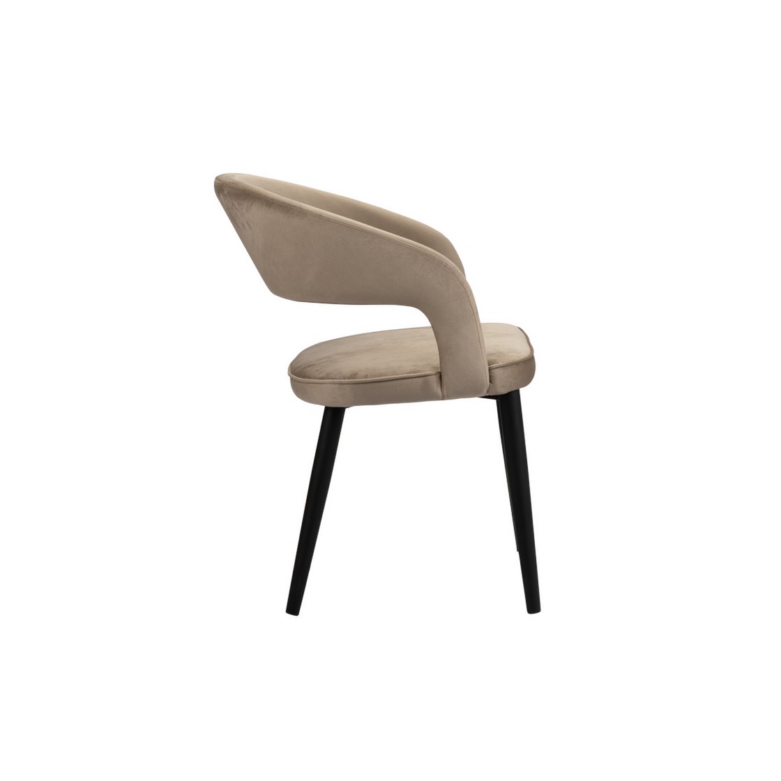 Chaise Tusk Sable Blanc (ignifuge) (Ensemble de 2)