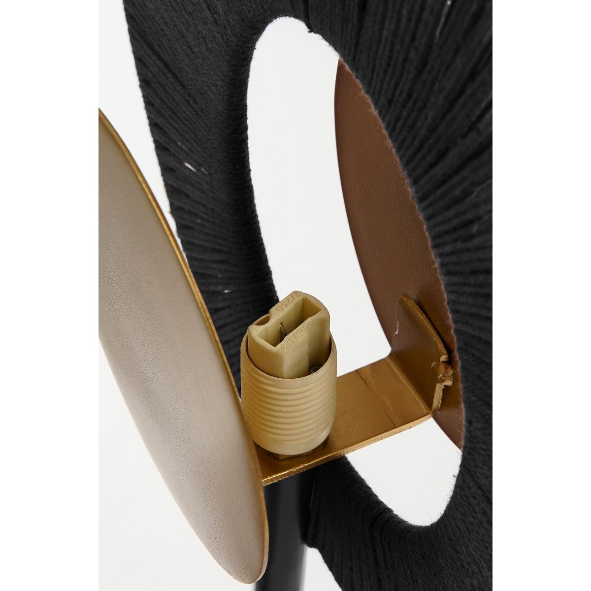 Applique murales Helge - Noir, Or